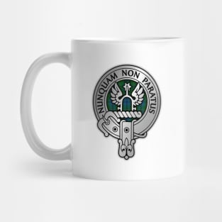 Clan Johnstone Crest & Tartan Mug